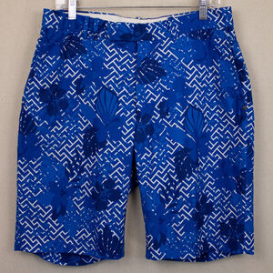 Ralph Lauren RLX Golf performance blue floral shorts-32